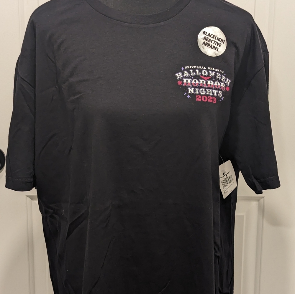 Universal Studios Halloween Horror Nights black t-shirt brand new